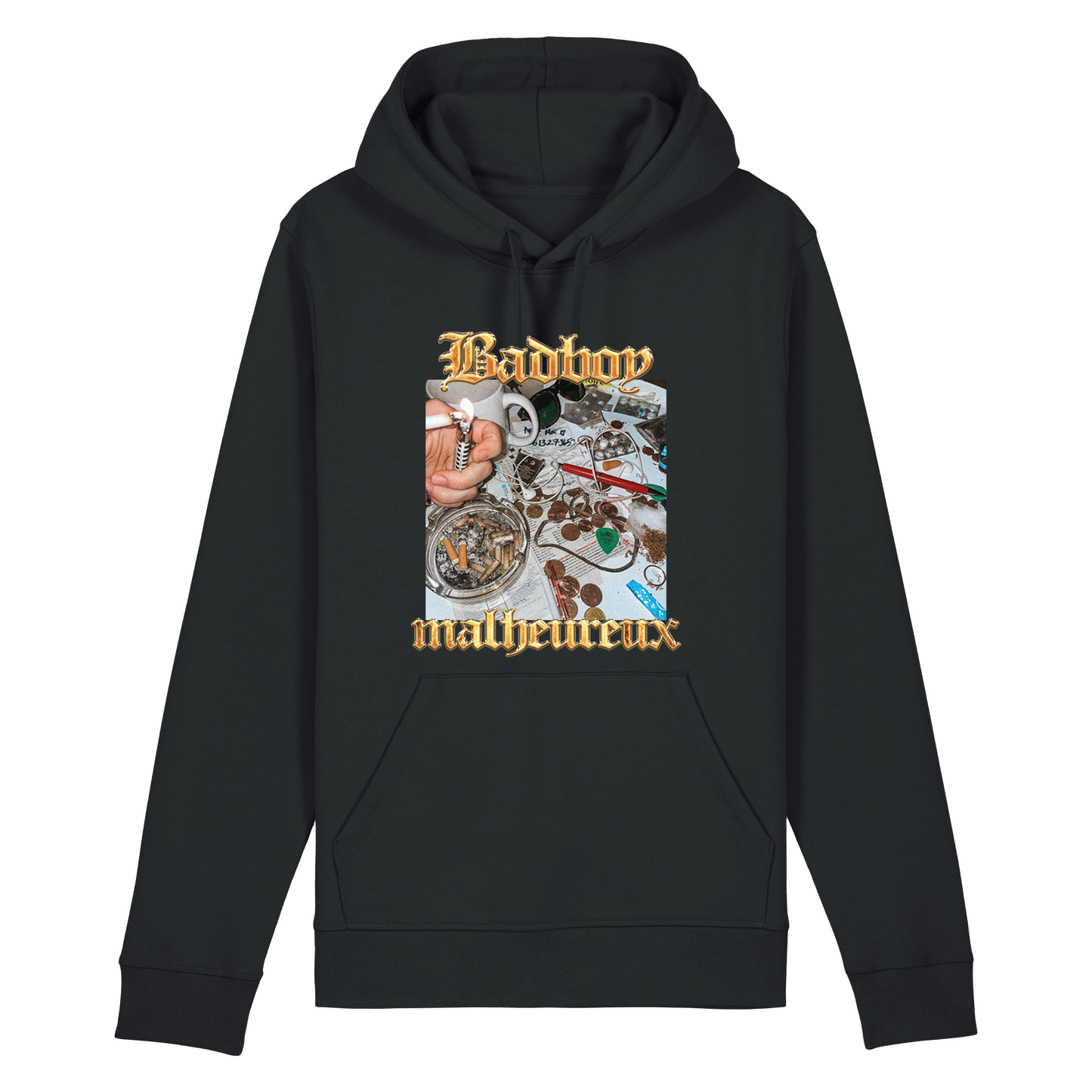 Hoodie noir Olympe
