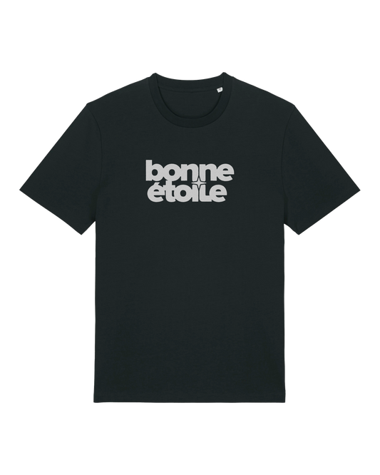 T-SHIRT NOIR BONNE ETOILE
